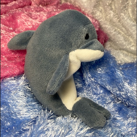 🎁4/$25🎁Waves Beanie Baby Dolphin - Picture 3 of 12